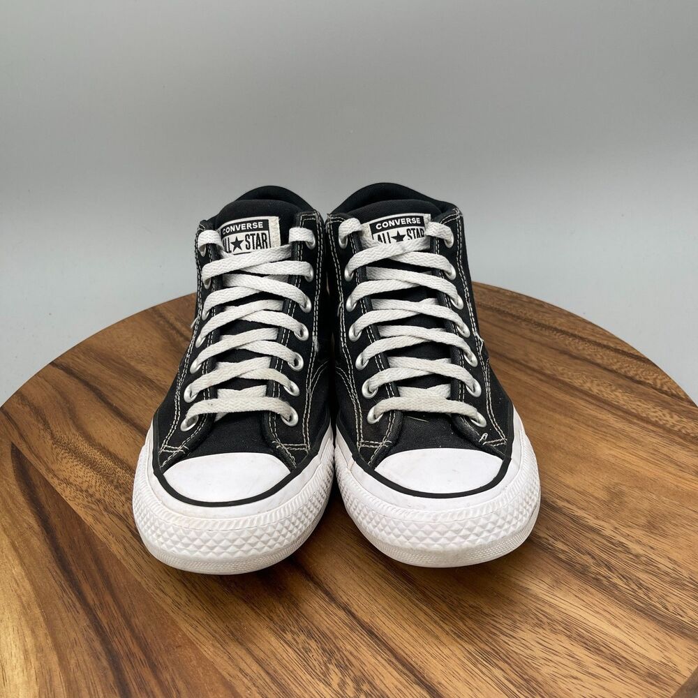 Converse Chuck Taylor All Star Malden Street Mid Shoes Mens 8 Black Casual Skate - Picture 2 of 9